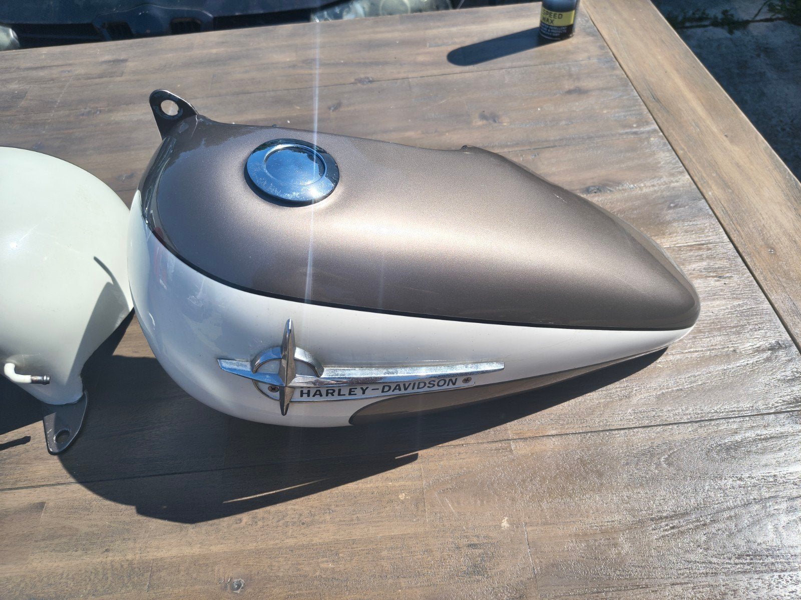 Shovelhead tank helften tank benzinetank, Ophalen of Verzenden