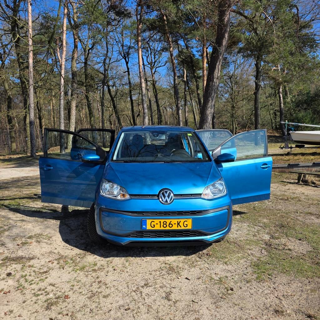 Volkswagen up! 1.0 60PK 5D BMT 2019 Blauw, Auto's, Volkswagen, Voorwielaandrijving, Stof, Origineel Nederlands, Handgeschakeld