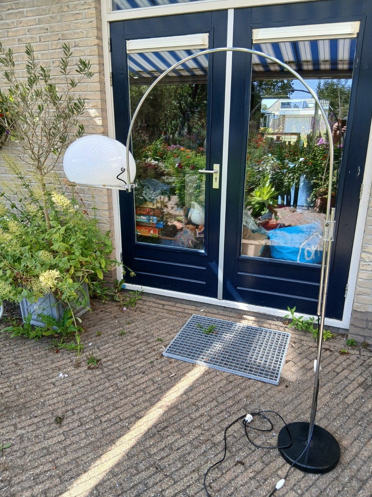 grpo , retro vintage booglamp staande lamp, Ophalen, Huis en Inrichting