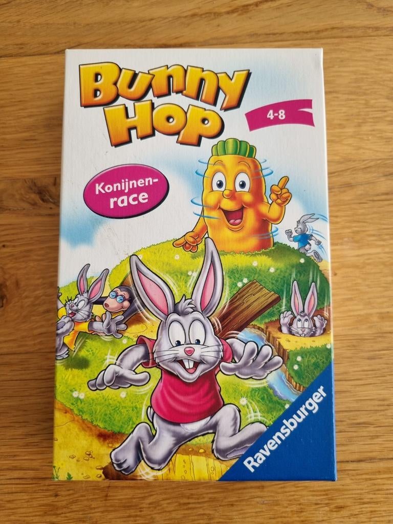 Bunny Hop spel reis versie Ravensburger, Een of twee spelers, Ophalen of Verzenden, Zo goed als nieuw, Ravensburger