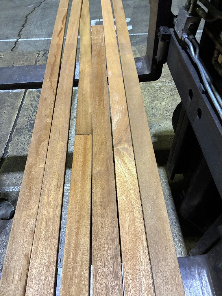 Hardhouten Planken schuttingdelen wandplank 20x65mm € 1,09m1, Ophalen, Planken, Nieuw, Hardhout