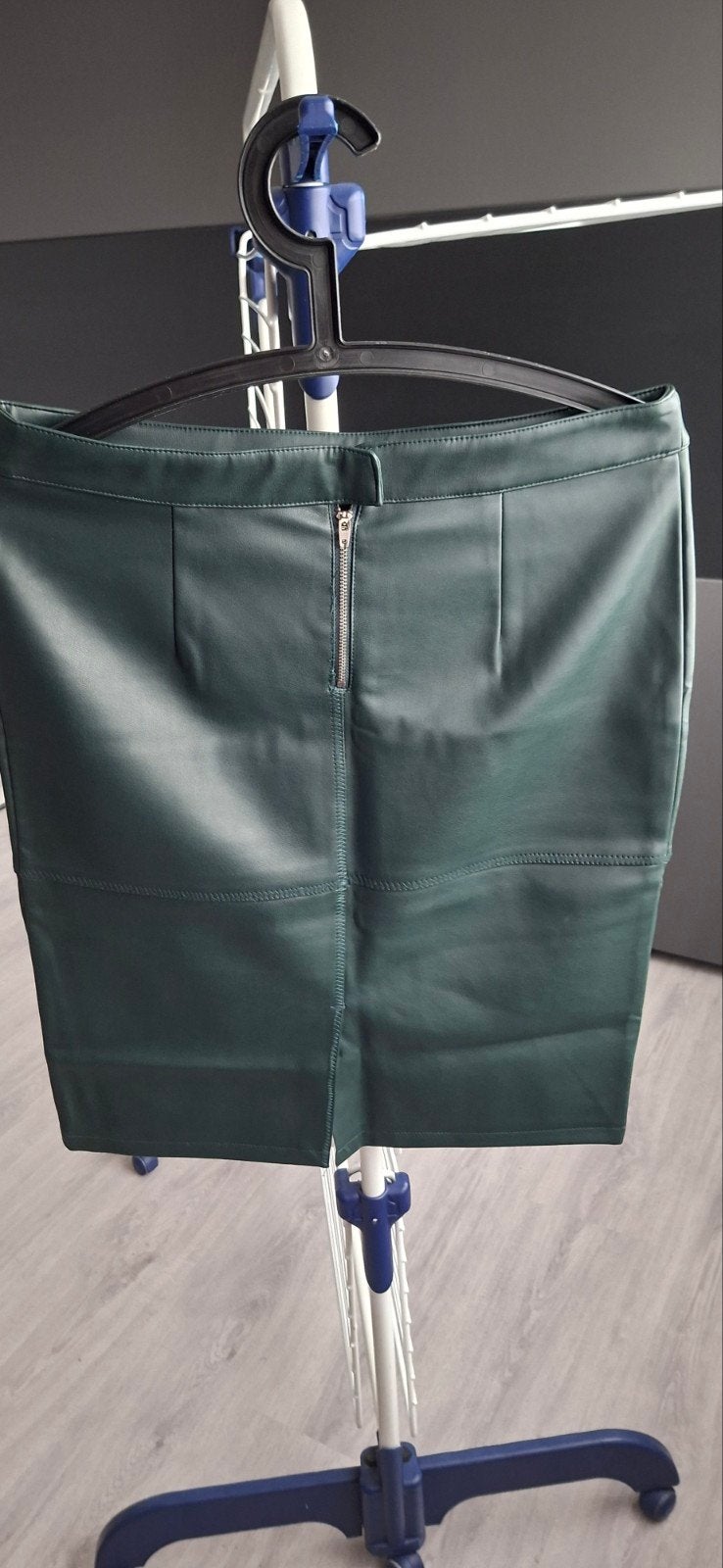 imitatie leren rok, Kleding | Dames, Boven de knie, Groen, Ophalen, Maat 38/40 (M)