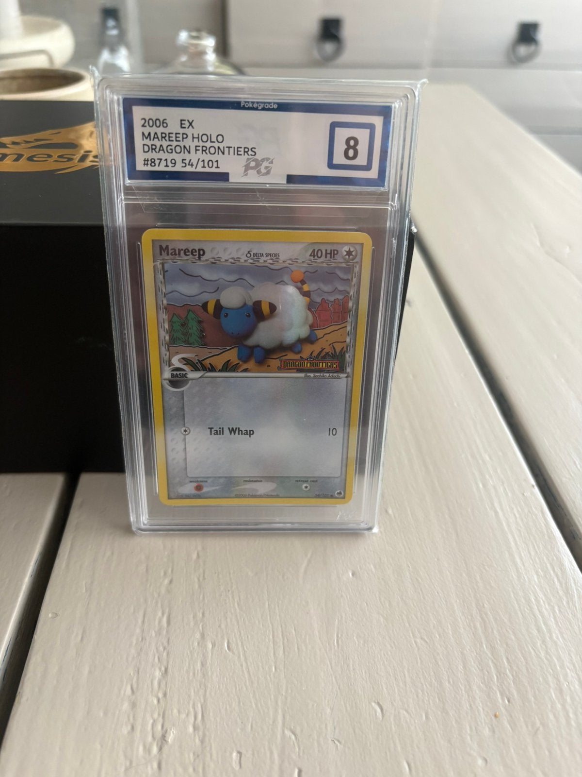 Mareep dragon frontiers stamped slab, Ophalen of Verzenden, Zo goed als nieuw, Meerdere kaarten, Foil