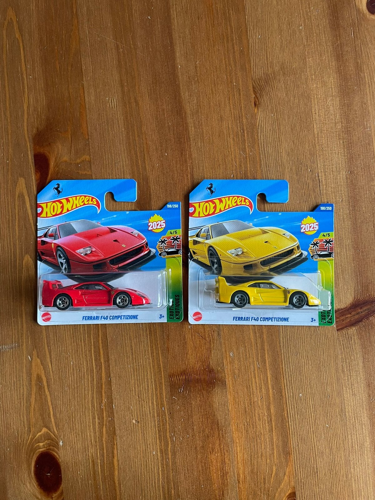 Hot Wheels Mainline Ferrari F40 Competizione set, Ophalen of Verzenden, Nieuw, Auto
