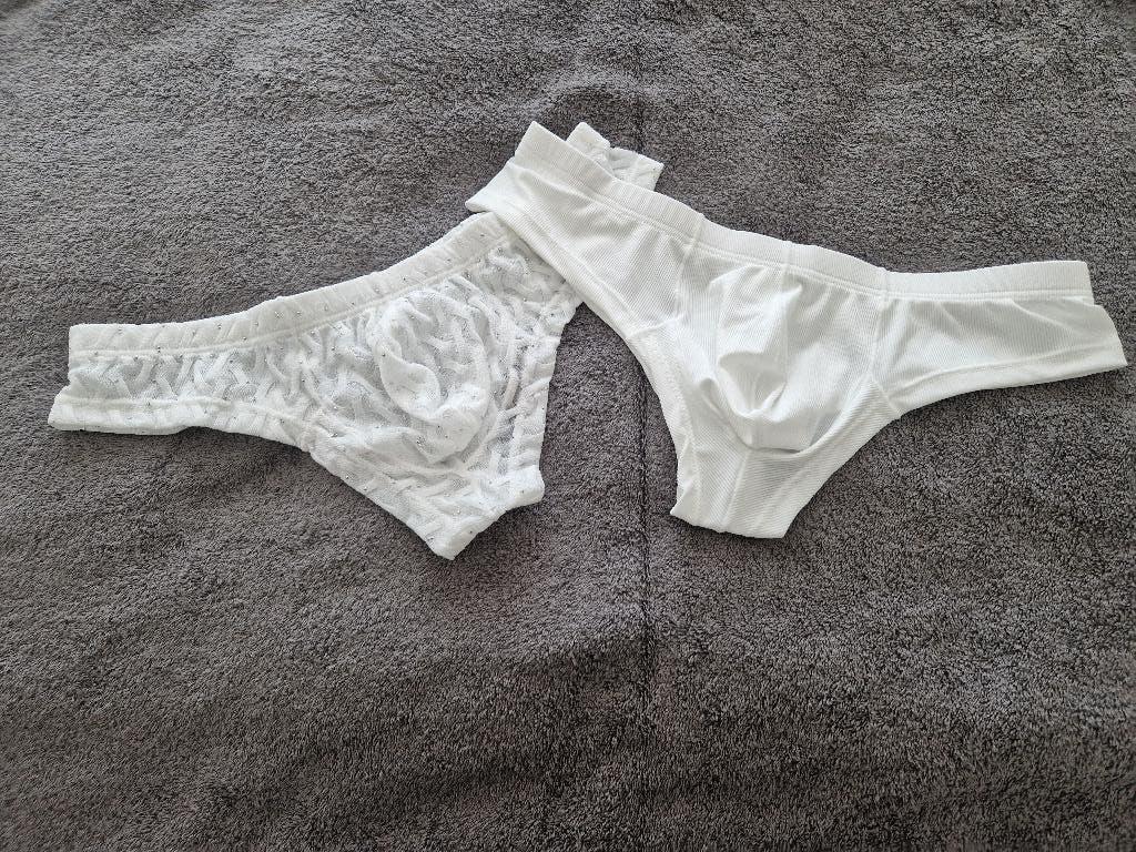 Mooie Heren Hipsters Maat M, Ophalen of Verzenden, Wit, Slip