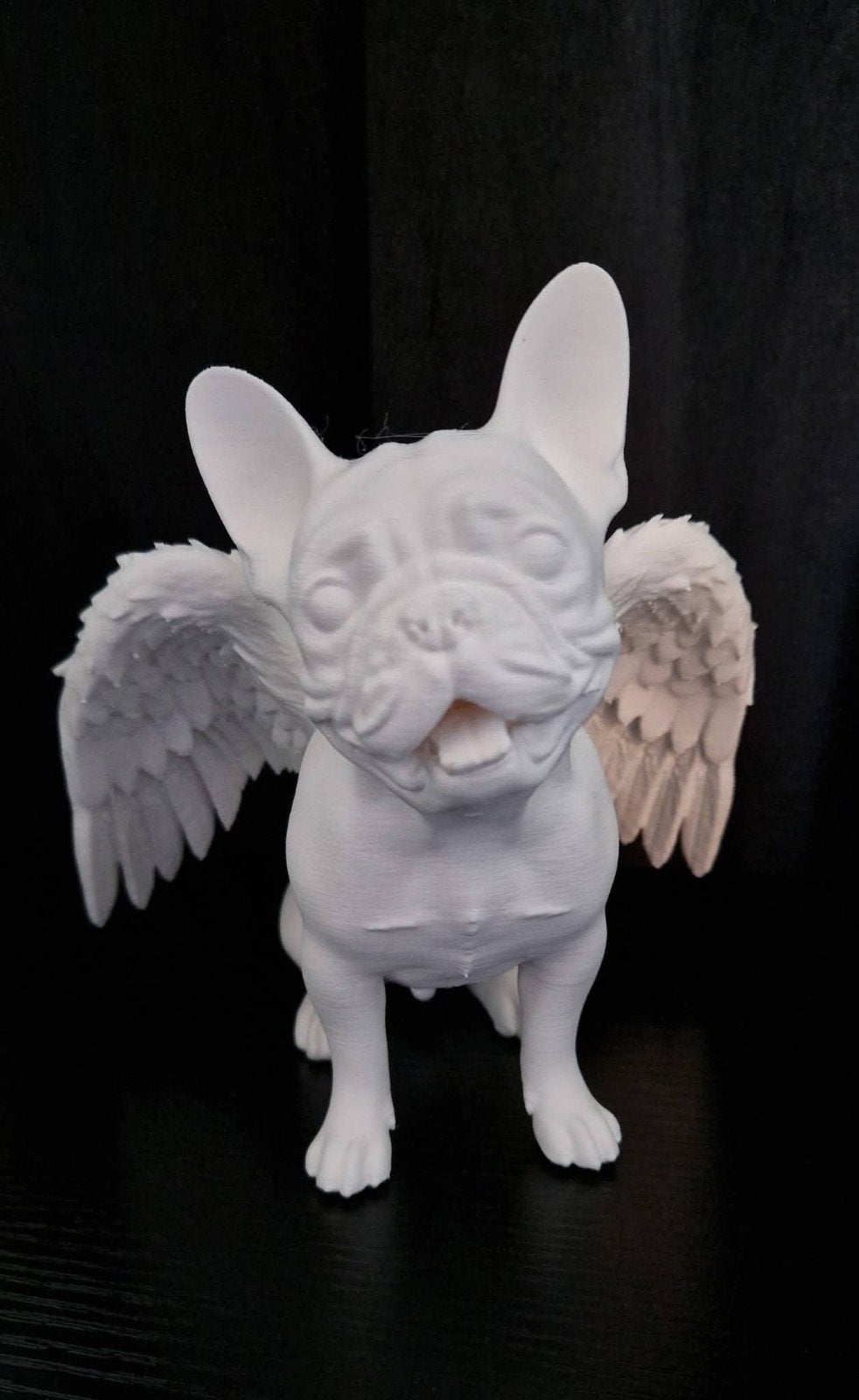 Franse Bulldog Engel - 3D Geprint, Verzamelen, Beelden en Beeldjes, Verzenden, Nieuw