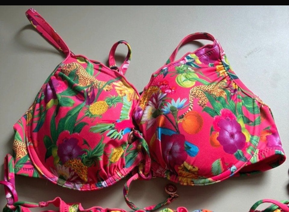 HM 80C Nieuwe Bikini Top Tropical Print Beugel, Ophalen of Verzenden, Nieuw, Meerkleurig, Bikini