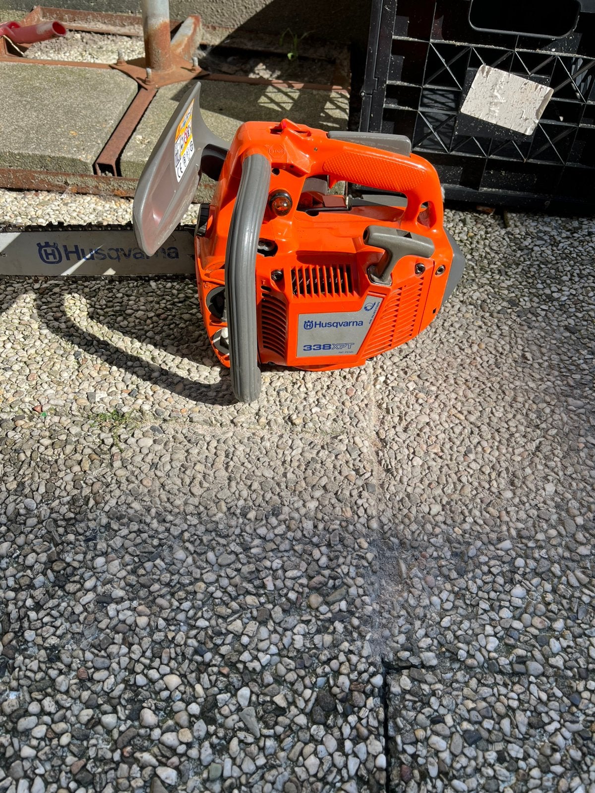 Husqvarna 338xpt top-handle kettingzaag, Ophalen of Verzenden, Zo goed als nieuw