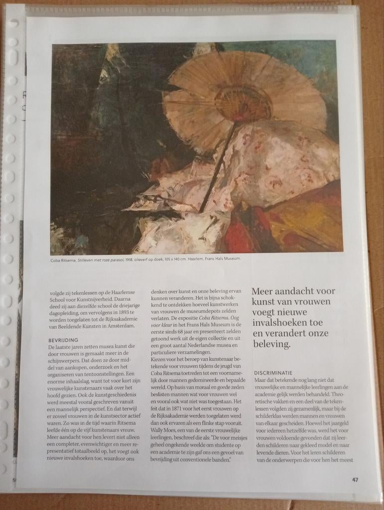 De comeback van Coba Ritsema De Joffers, Ophalen of Verzenden, Knipsel(s)