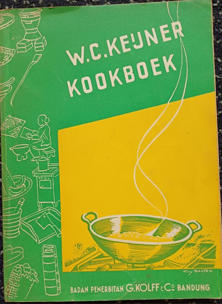 Zeldzaam W.C. Keijner Kookboek - Indische keuken (1952), Boeken, Kookboeken, Azië en Oosters, Hoofdgerechten, W.C. Keijner, Ophalen