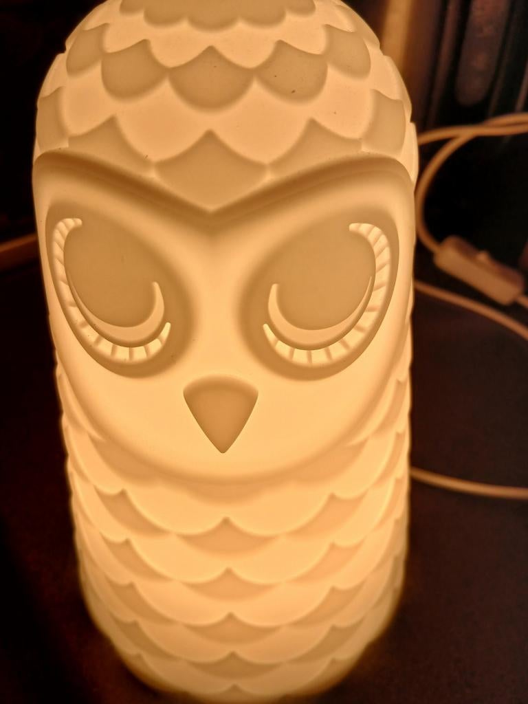 Uil lampje - Nachtlampje - Sfeerlampje Ikea, Overige materialen, Ophalen of Verzenden, Zo goed als nieuw, Minder dan 50 cm