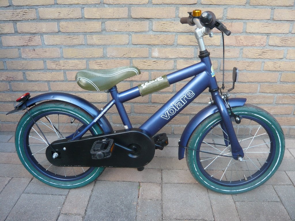 mooie blauwe 16 inch volare jongensfiets, Fietsen en Brommers, Fietsen | Kinderfietsjes, Ophalen, Gebruikt, 16 tot 20 inch