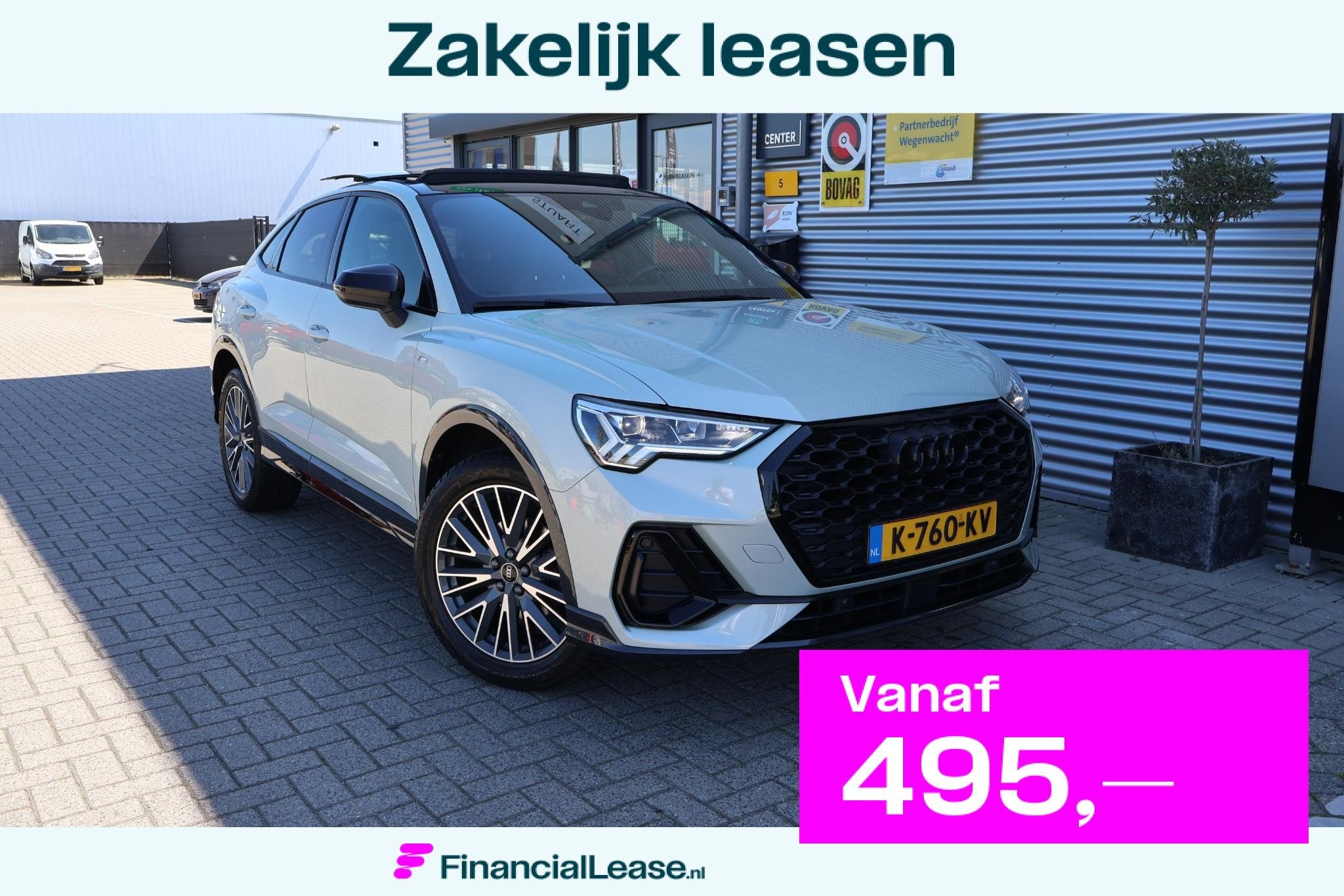 Audi Q3 Sportback 35 TFSI S Edition 2e Eigenaar | Dealer Ond, 4 cilinders, 150 pk, 1505 kg, Leder en Stof