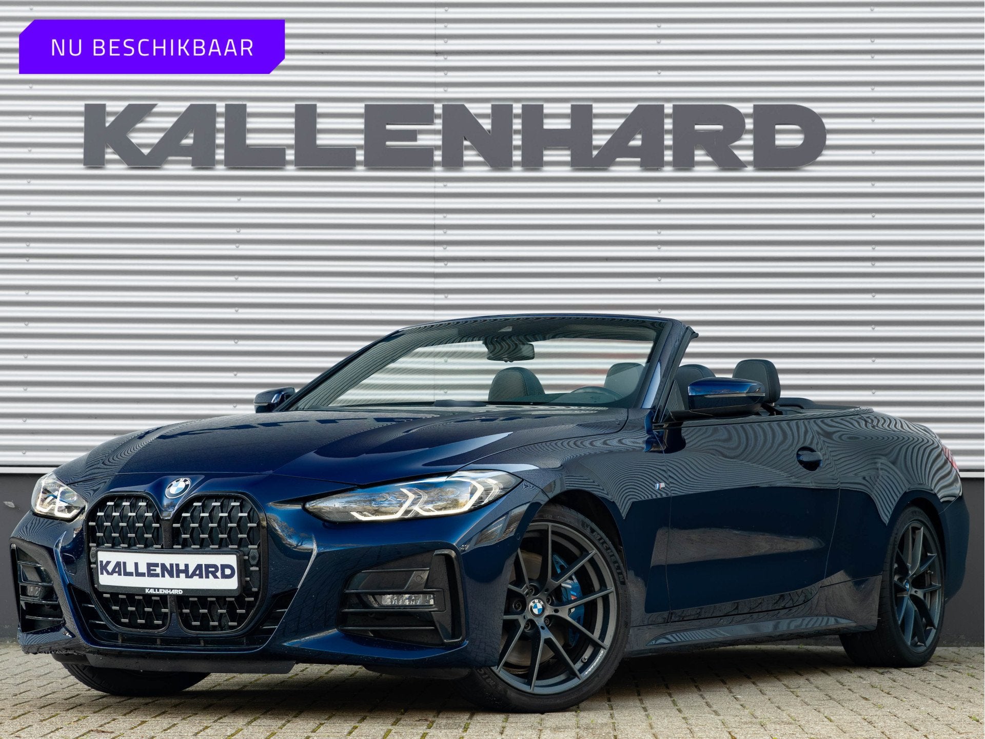 BMW 4 Serie Cabrio 430i M-Sport - Trekhaak - Lasers - Stuurw, Auto's, Achterwielaandrijving, Gebruikt, Bedrijf, 1600 kg