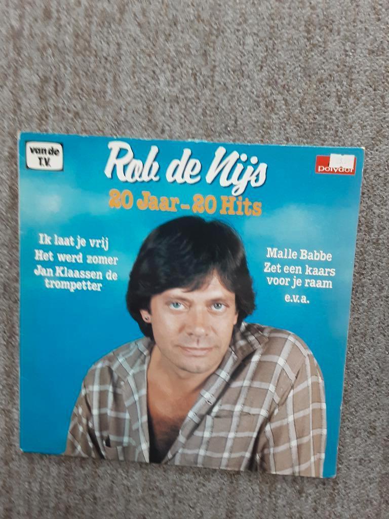 vinyl lp Rob de Nijs 20 jaar-20 hits, Ophalen of Verzenden, Gebruikt, 12 inch, Pop