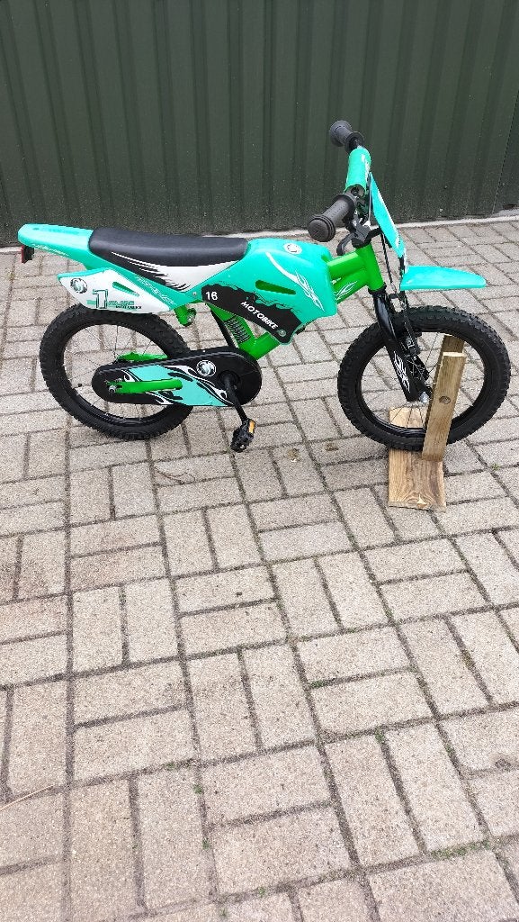 Stoere Motobike 16 inch , helemaal nagekeken, Fietsen en Brommers, Ophalen, Gebruikt, 16 tot 20 inch