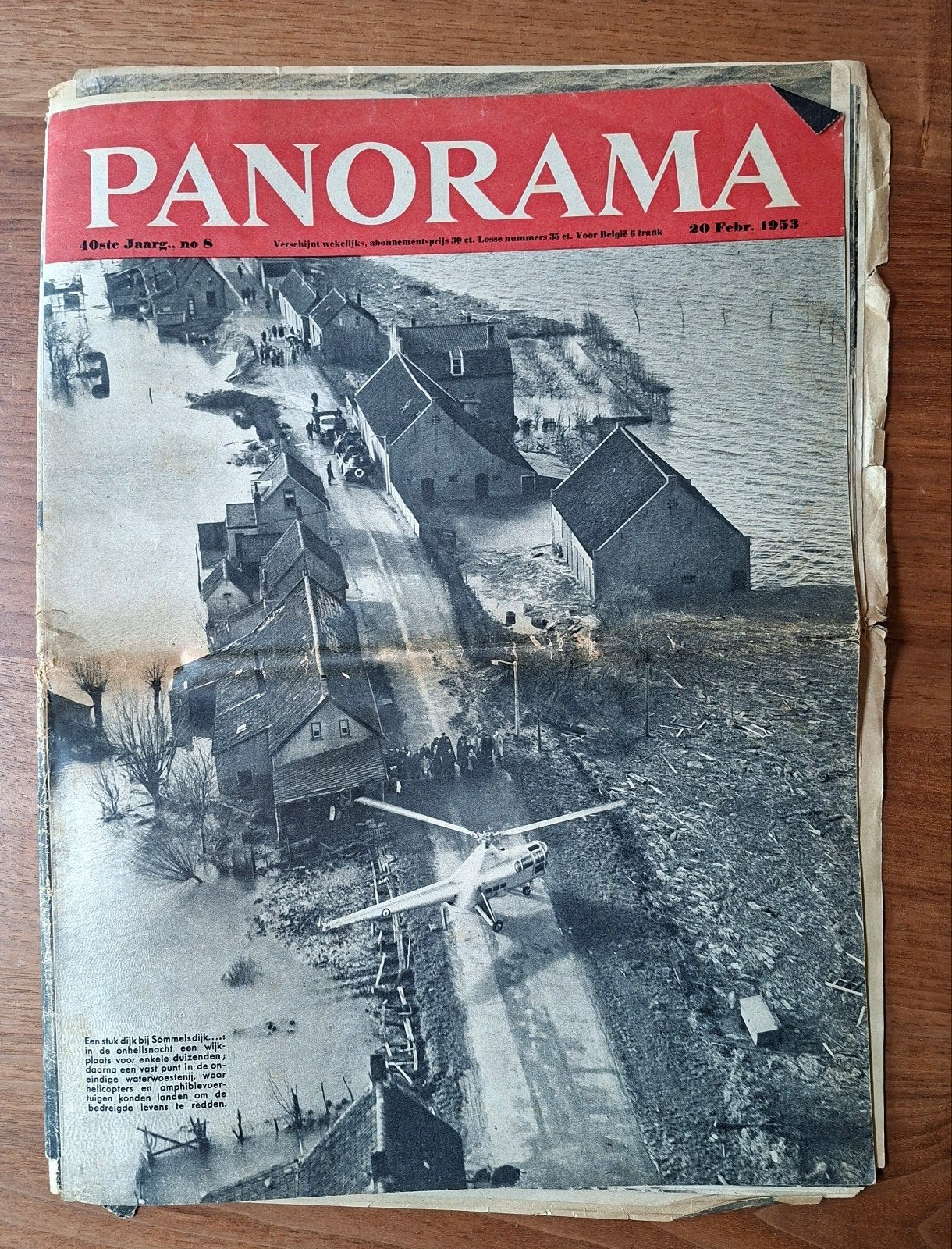 Panorama magazine 20 februari 1953 - Watersnoodramp, Ophalen of Verzenden, Gelezen, Overige typen