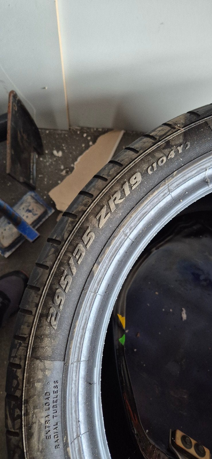 Pirelli P Zero 295/35 ZR19 (104Y) Zomerband, 19 inch, Gebruikt, 295 mm, Ophalen of Verzenden