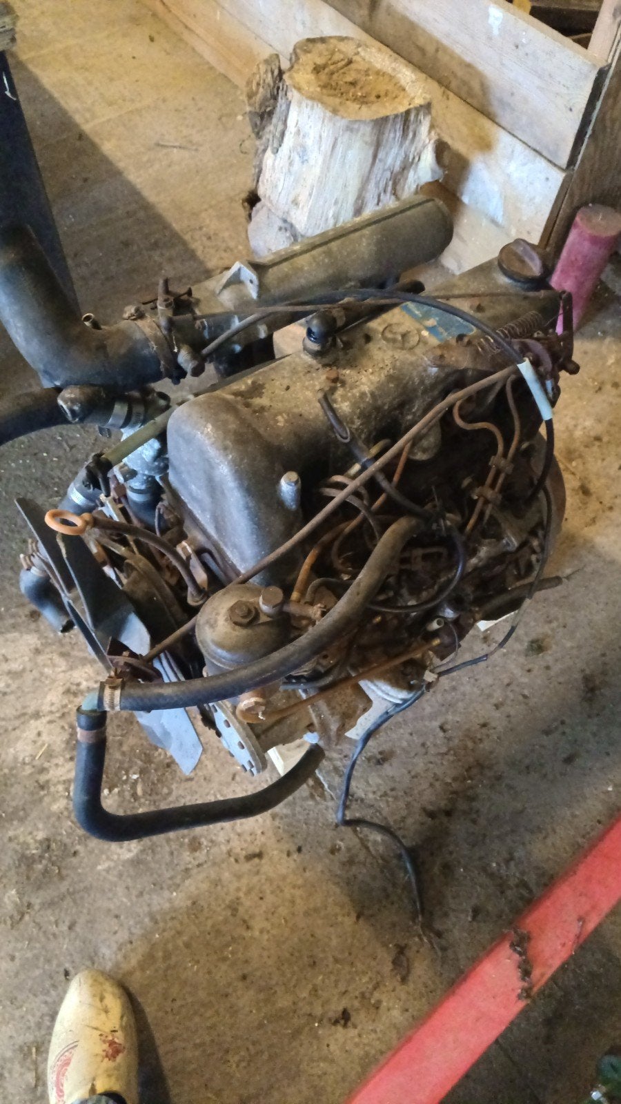 Unimog motor, Ophalen, Gebruikt