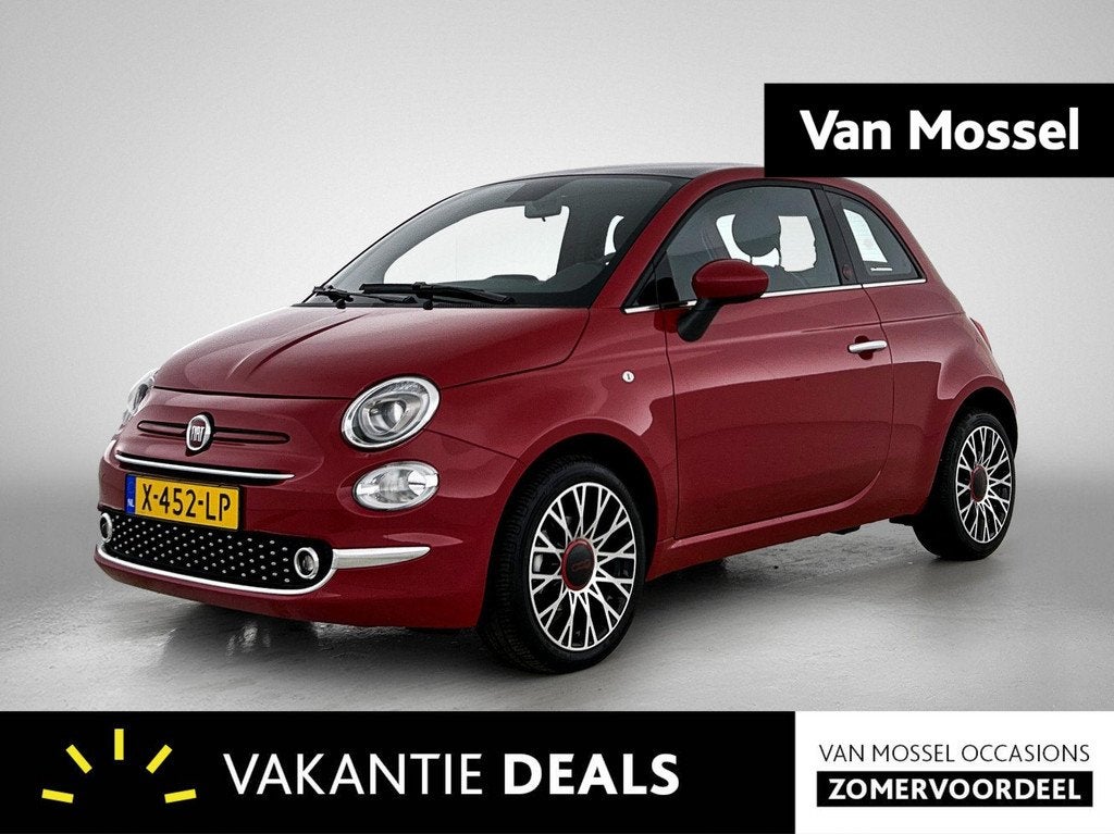 Fiat 500 1.0 Hybrid RED | Cruise Control | Parkeersensoren A, Auto's, Fiat, 12 maanden, Stof, Euro 6, 4 stoelen