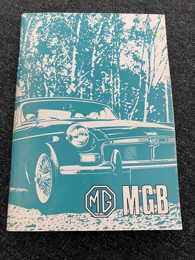 Originele MGB Handleiding 1972 – Tourer & GT–British Leyland, Ophalen of Verzenden
