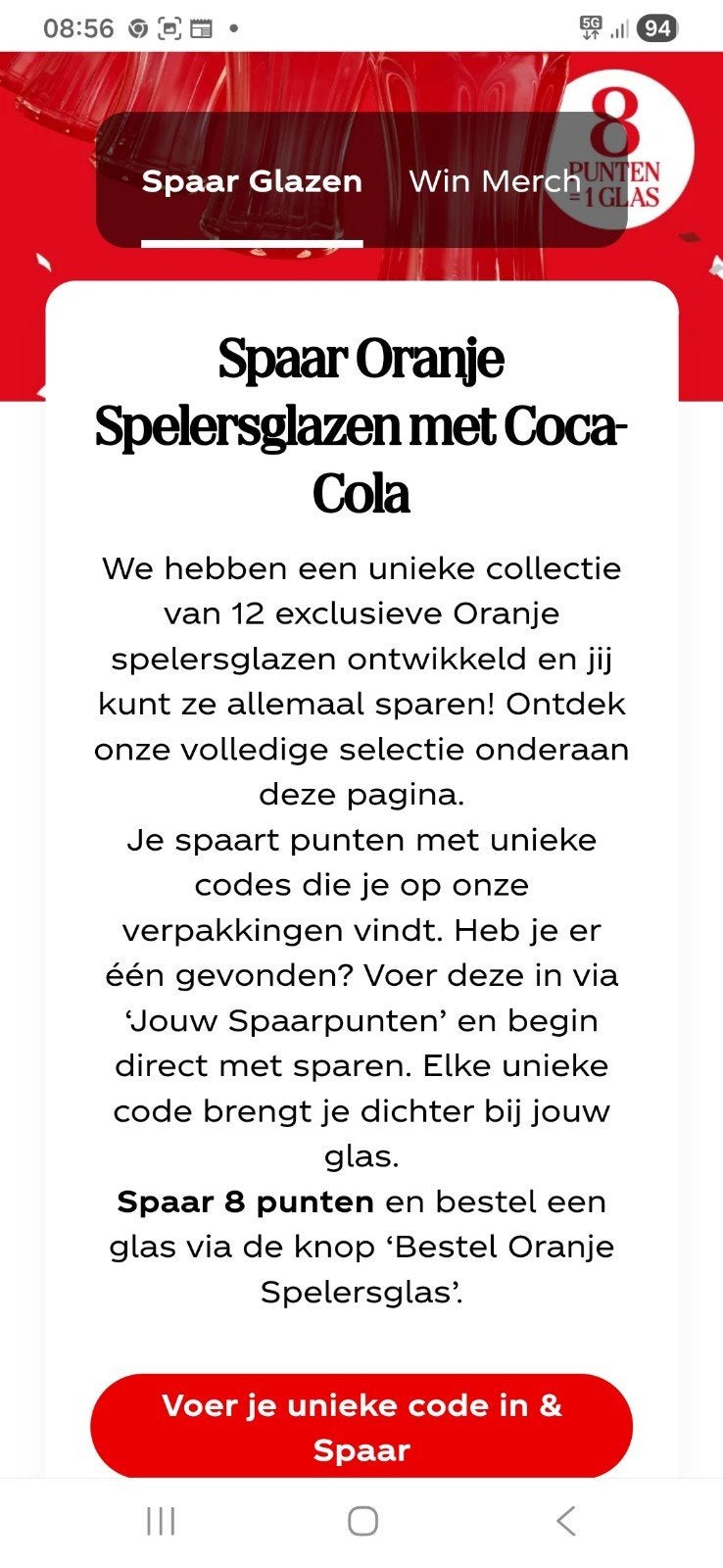 Coca Cola WK voetbal spaarpunten gezocht, Verzamelen, Ophalen of Verzenden
