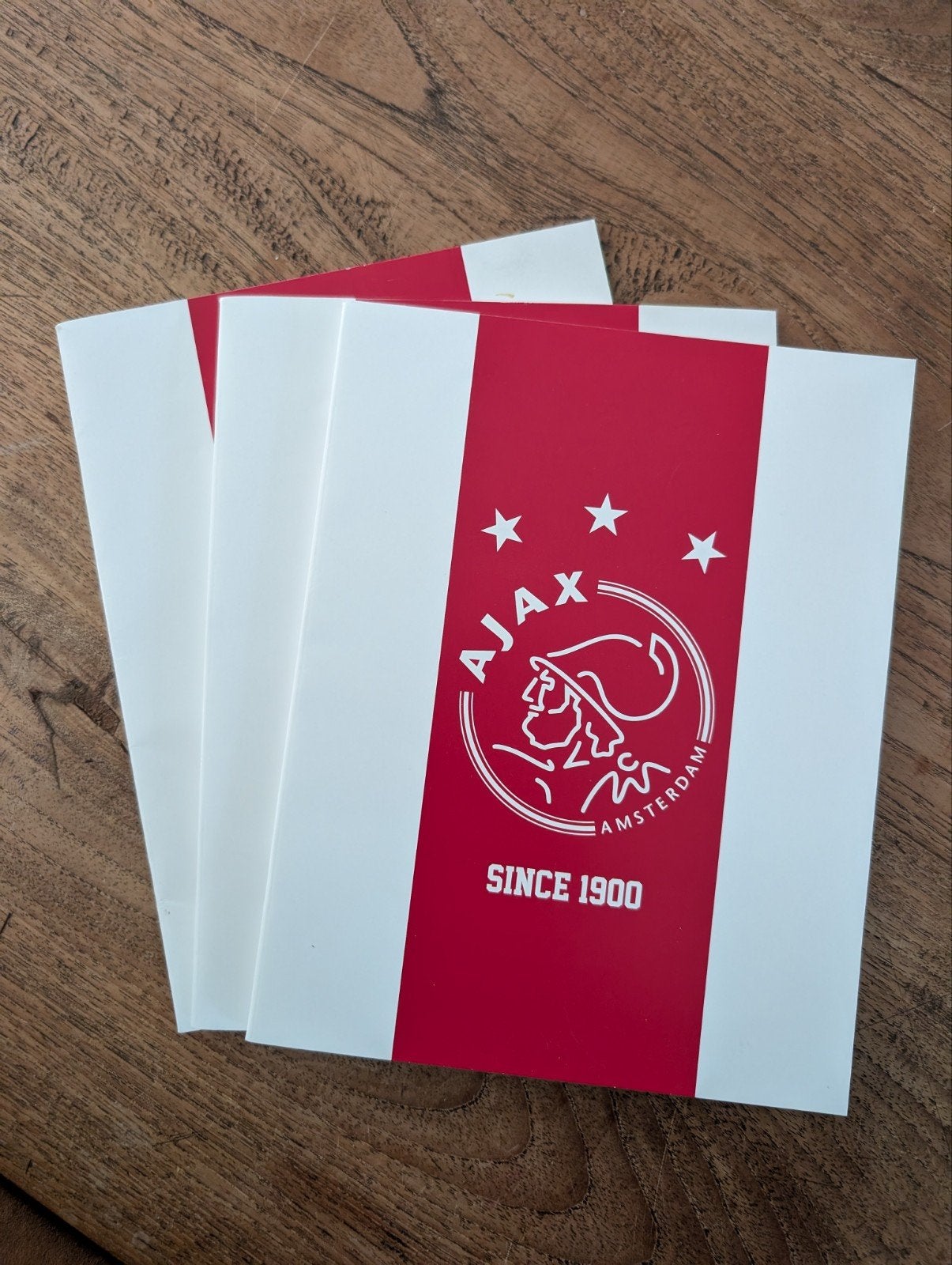 Ajax schriften gelinieerd A5 formaat 3 stuks, Ophalen of Verzenden, Zo goed als nieuw