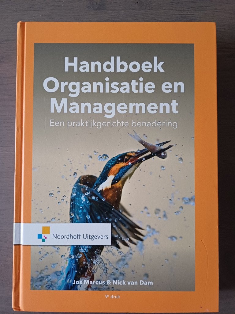 Handboek organisatie en management - ISBN 9789001895600, Boeken, Jos Marcus & Nick van Dam, Nieuw, Alpha, HBO