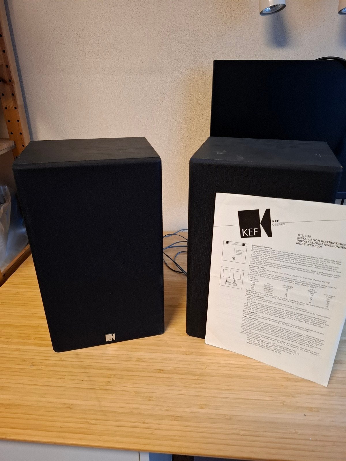 KEF C25 Luidsprekers, Audio, Tv en Foto, Luidsprekers, Ophalen, Gebruikt, 60 tot 120 watt, KEF