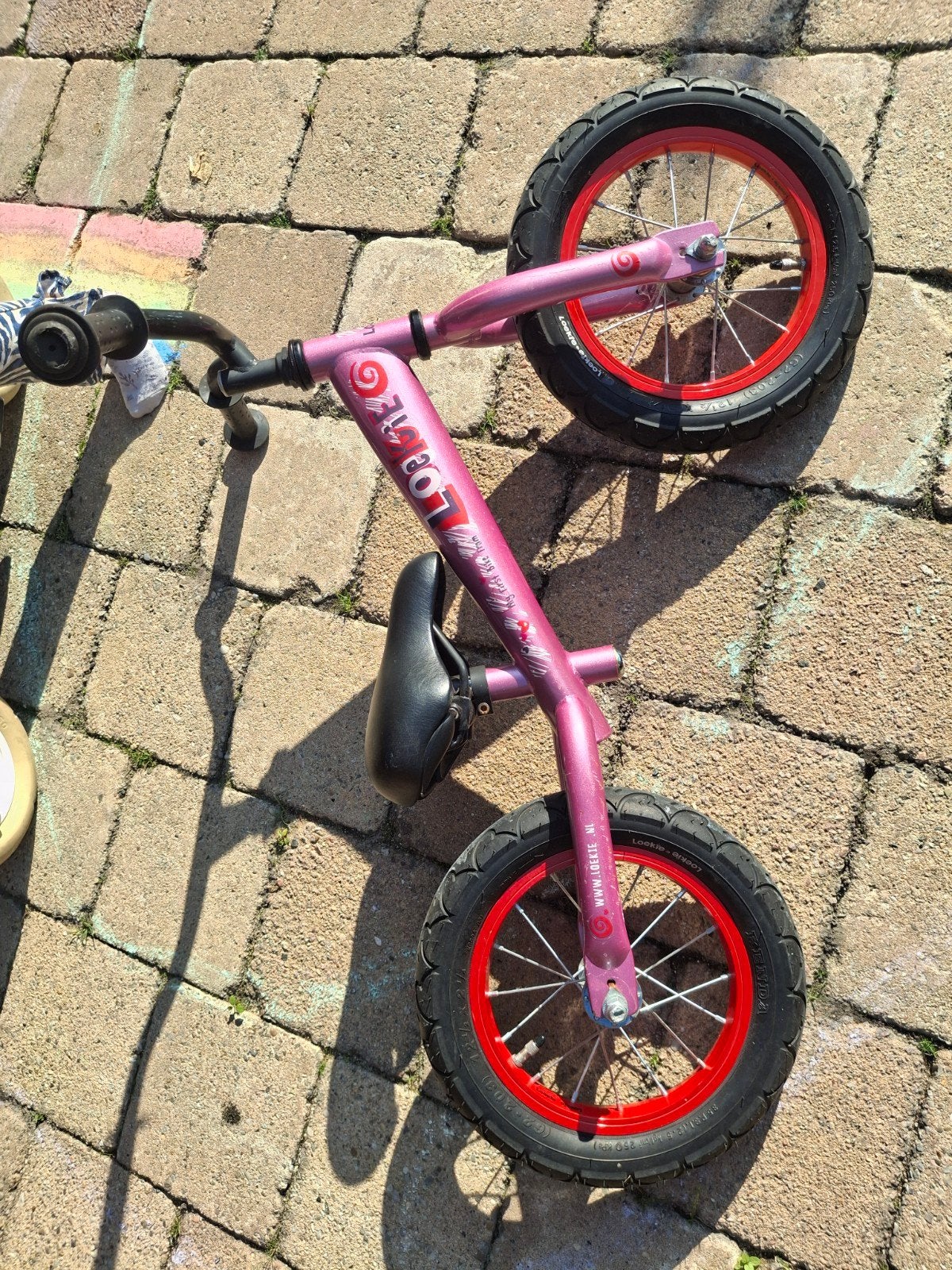 Roze Loopfiets, Ophalen, Gebruikt, Minder dan 16 inch, Loekie