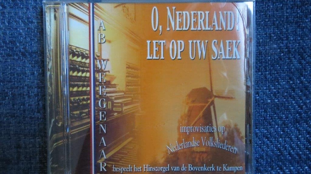 Cd orgel: Ab Weegenaar, Bovenkerk Kampen, O Nederland! Let, Ophalen of Verzenden, Zo goed als nieuw, Gospel