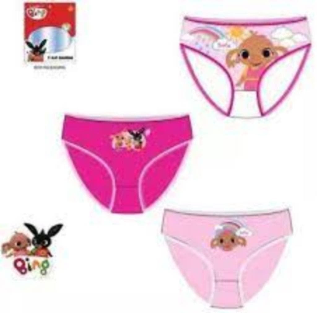 Bing Onderbroeken (set van 3) - Maat 104/110 - 110/116, Nacht- of Onderkleding, Meisje, Nieuw, Bing