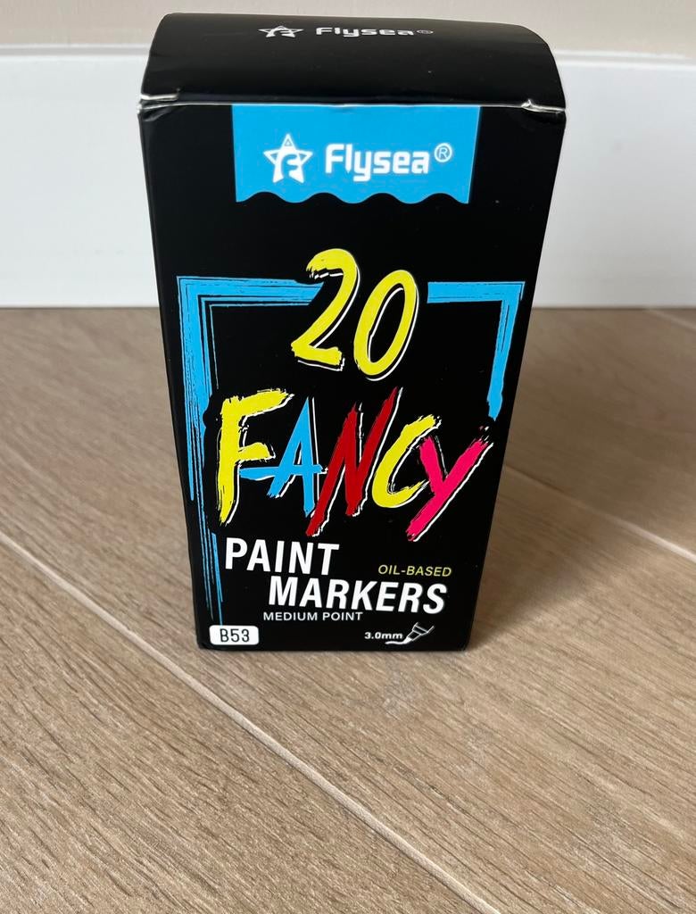 Flysea Verfmarkers / Verfstiften 20 stuks Nieuw!!, Ophalen of Verzenden, Nieuw