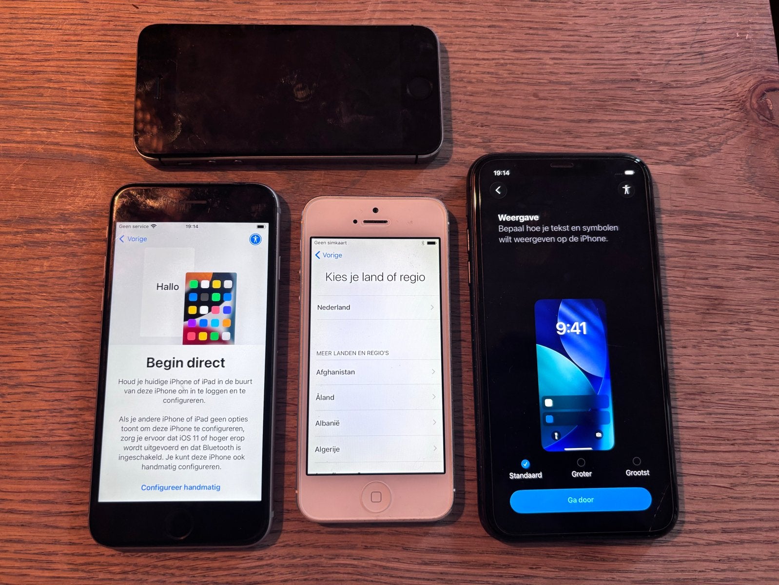 4x IPhone met iCloud-vergrendeling - Onderdelen/Reparatie, Zwart, 64 GB, Zonder simlock, Niet werkend