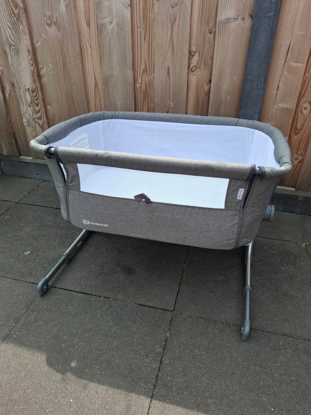 Kinderkraft Co-sleeper / Campingbedje 90x55 met tas, Ophalen, Gebruikt