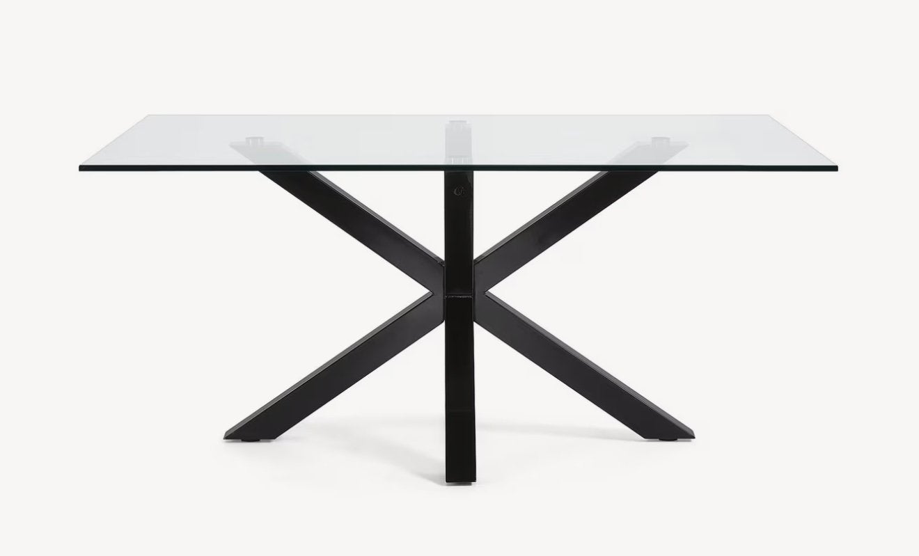 Eettafel glazenblad, Ophalen, Gebruikt