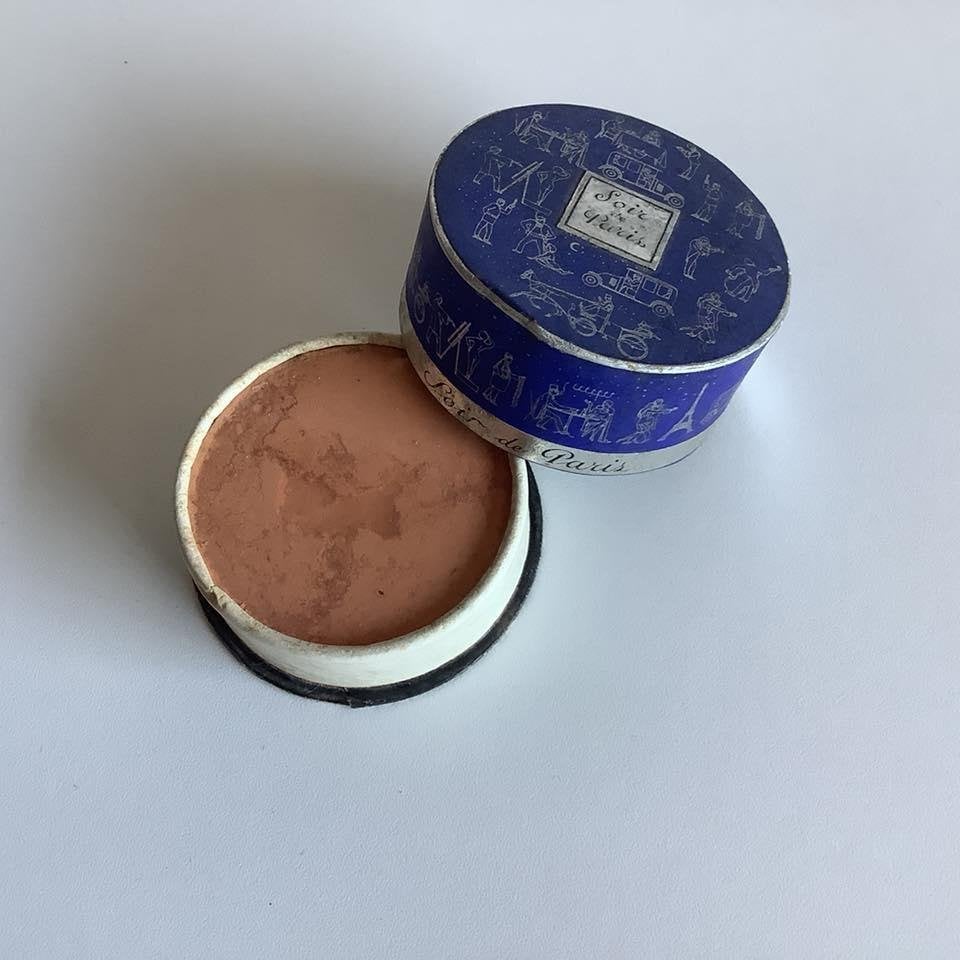 prachtige oude poederdoos van Bourjois, Ophalen of Verzenden, Zo goed als nieuw, Miniatuur, Gevuld
