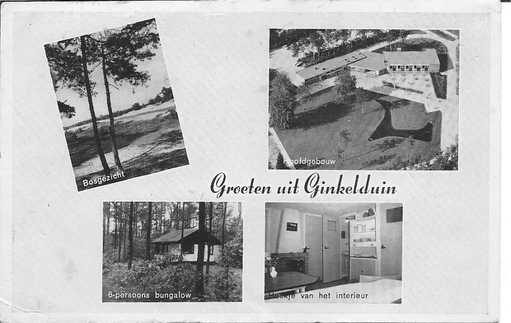 Groeten uit Ginkelduin., Ophalen of Verzenden, 1960 tot 1980, Gelopen, Zuid-Holland