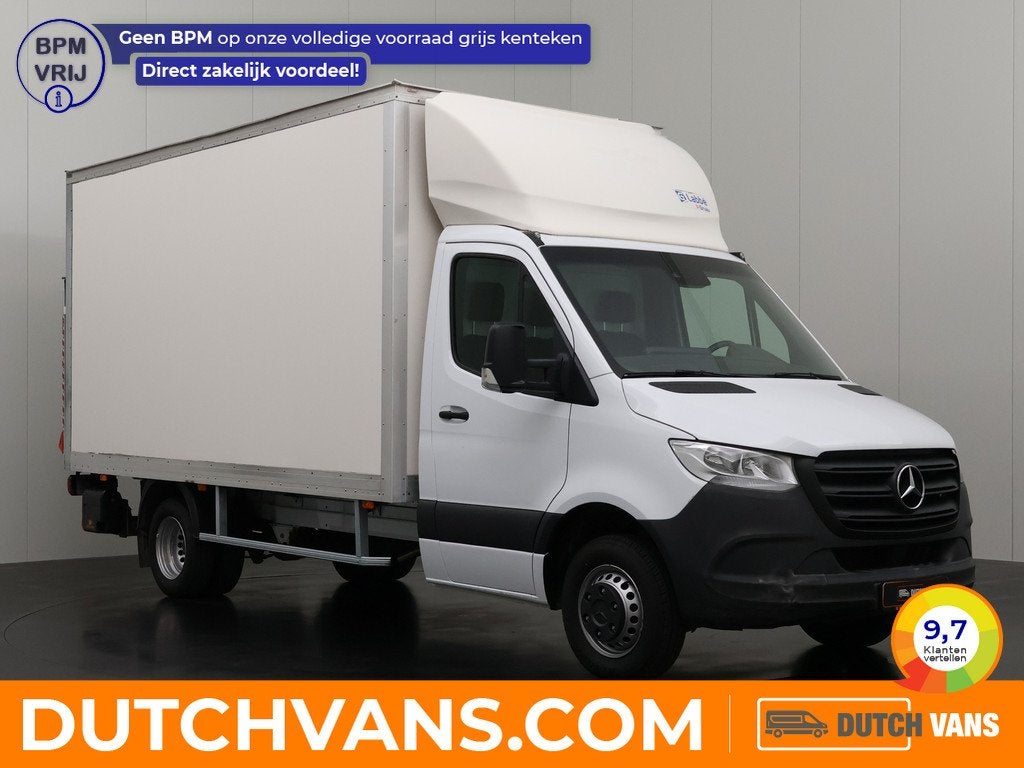 Mercedes-Benz Sprinter 515CDI 9G-Tronic Automaat Bakwagen+La, Gebruikt, Euro 6, Wit, Mercedes-Benz