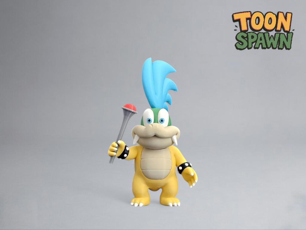 Larry Koopa Beeld 24cm – Super Mario, Verzamelen, Beelden en Beeldjes, Ophalen of Verzenden, Nieuw, Fantasy