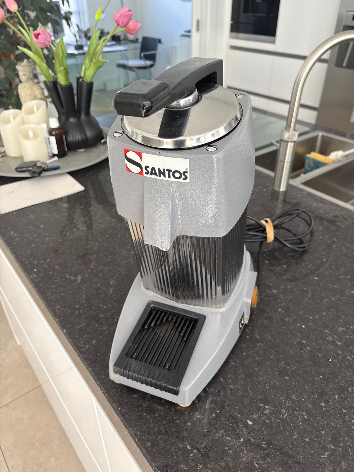 Santos professionele citruspers, Gebruikt, Ophalen of Verzenden, Vaatwasserbestendig, Minder dan 1 liter