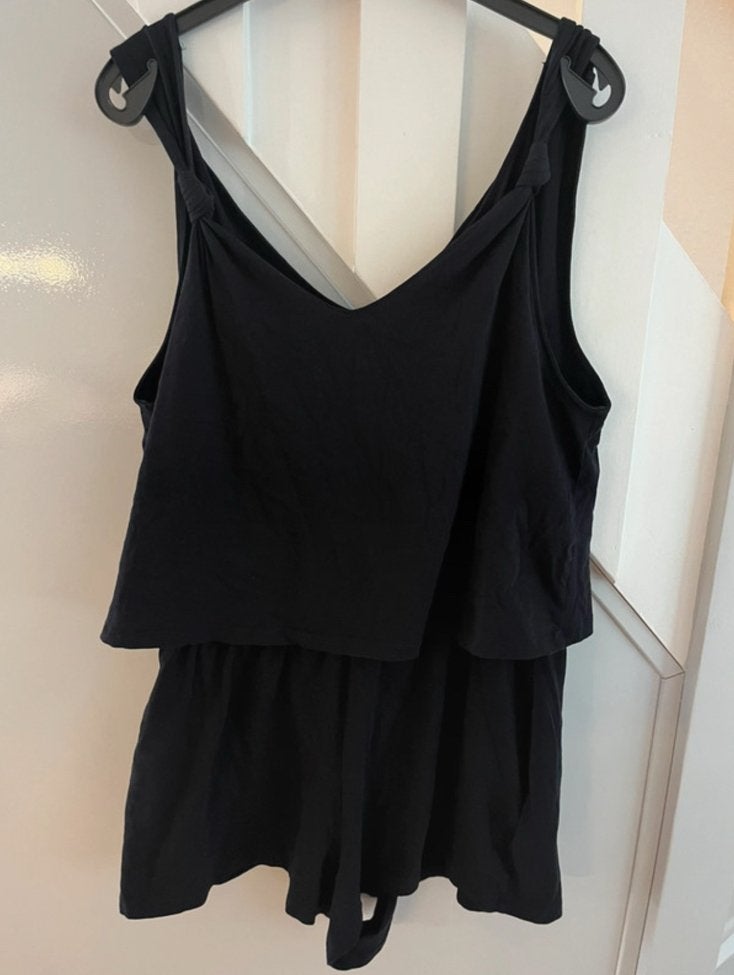Zwarte jumpsuit van Jean Pascale maat L, Kleding | Dames, Jumpsuits, Ophalen of Verzenden, Zo goed als nieuw, Maat 42/44 (L), Zwart