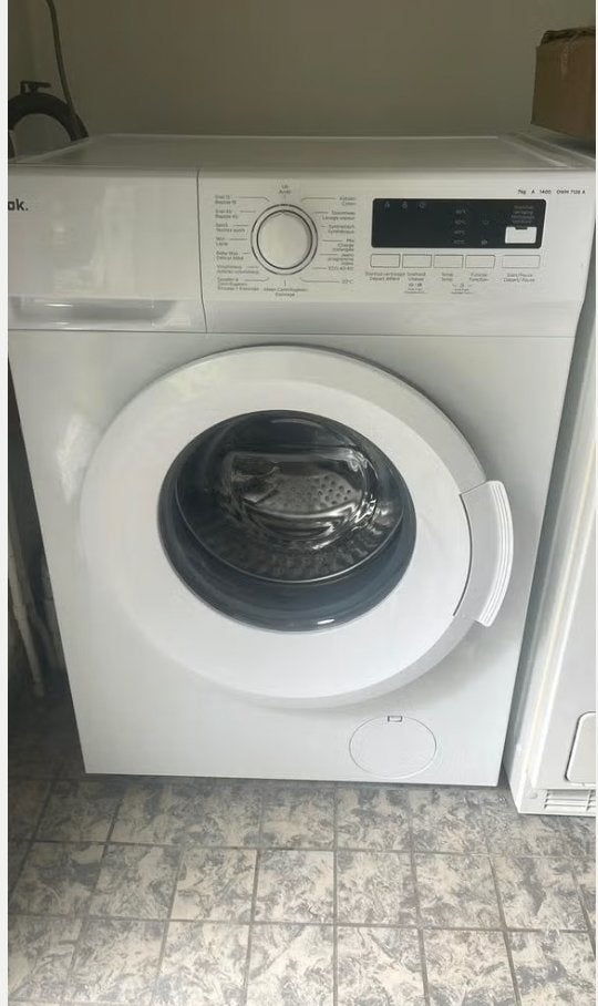 wasmachine, Witgoed en Apparatuur, Wasmachines, Ophalen, Gebruikt, Minder dan 85 cm, Voorlader