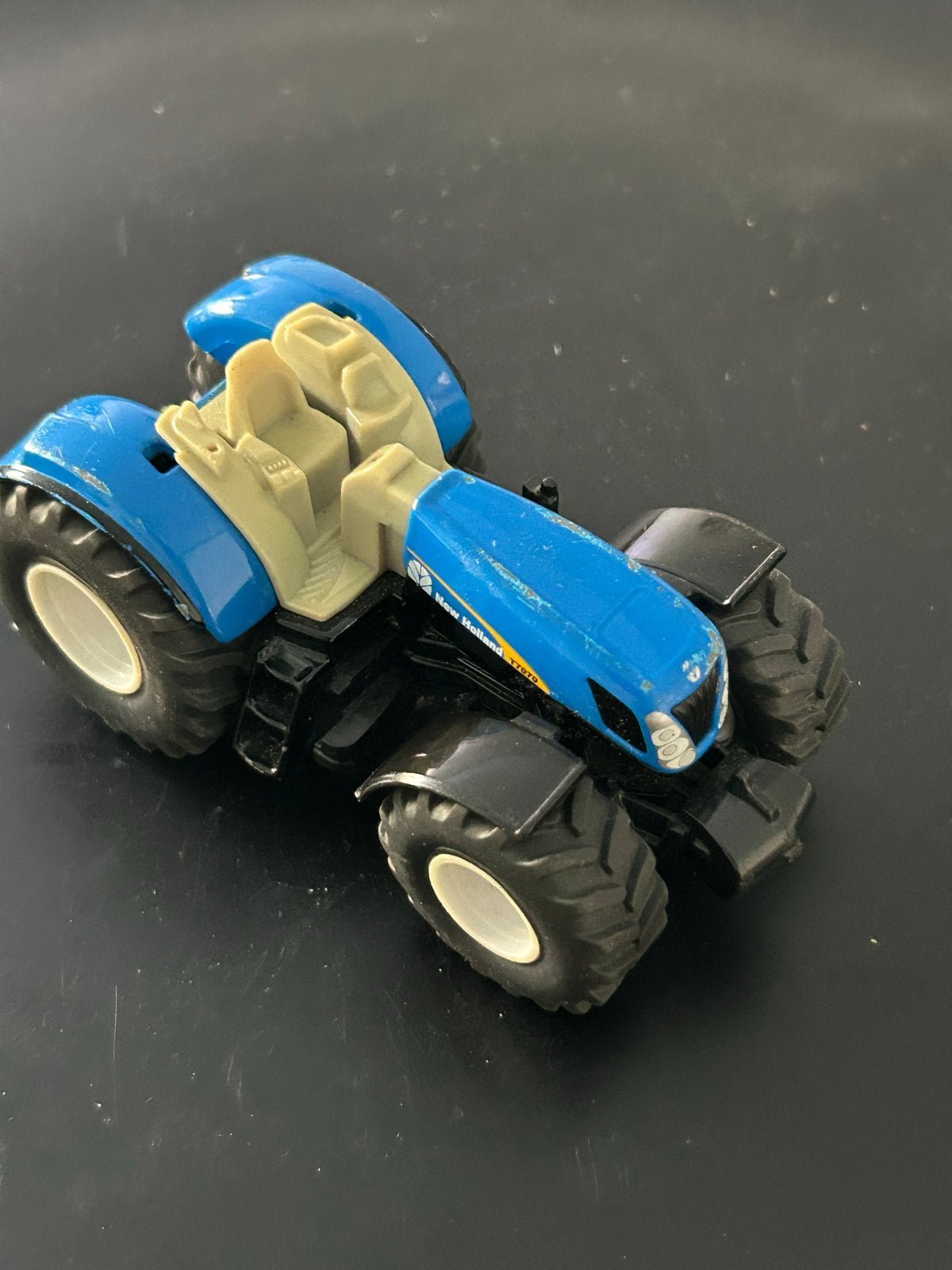 New Holland T7070 Speelgoed Tractor - Blauw, Ophalen of Verzenden, Gebruikt
