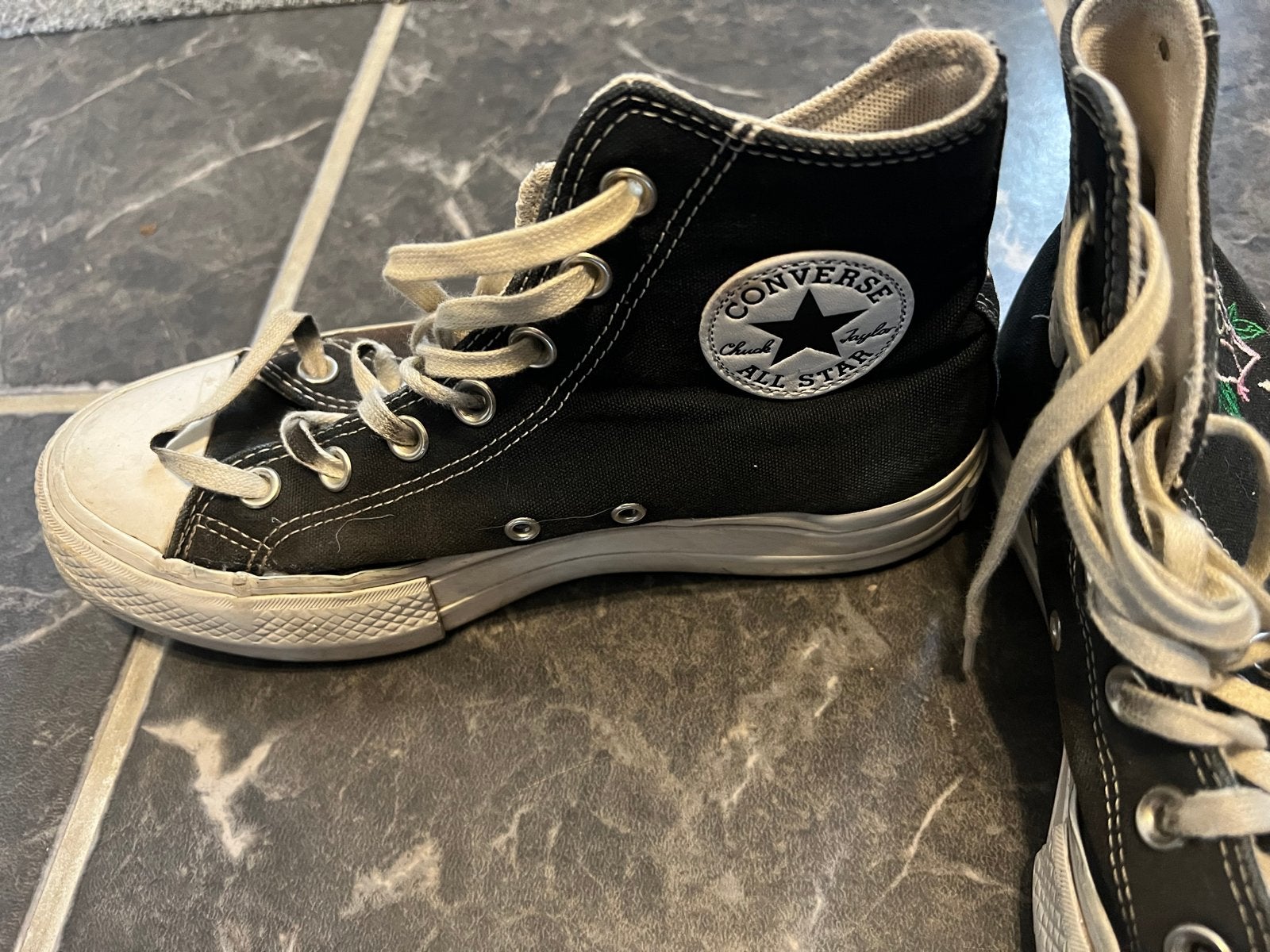 Converse All Star High Top Sneakers Zwart - Maat 38 €43, Kleding | Dames, Schoenen, Zwart, Ophalen of Verzenden, Sneakers of Gympen