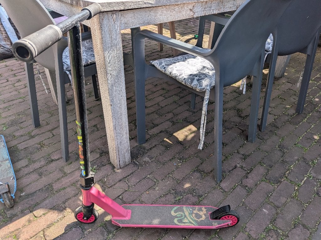 Kinder step (stunt), Ophalen, Gebruikt, Gewone step