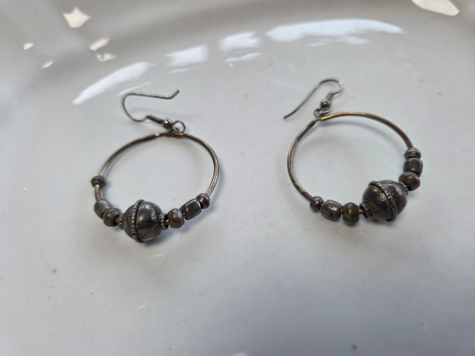 oude oosterse oorbellen, Overige materialen, Verzenden, Zilver, Hangers