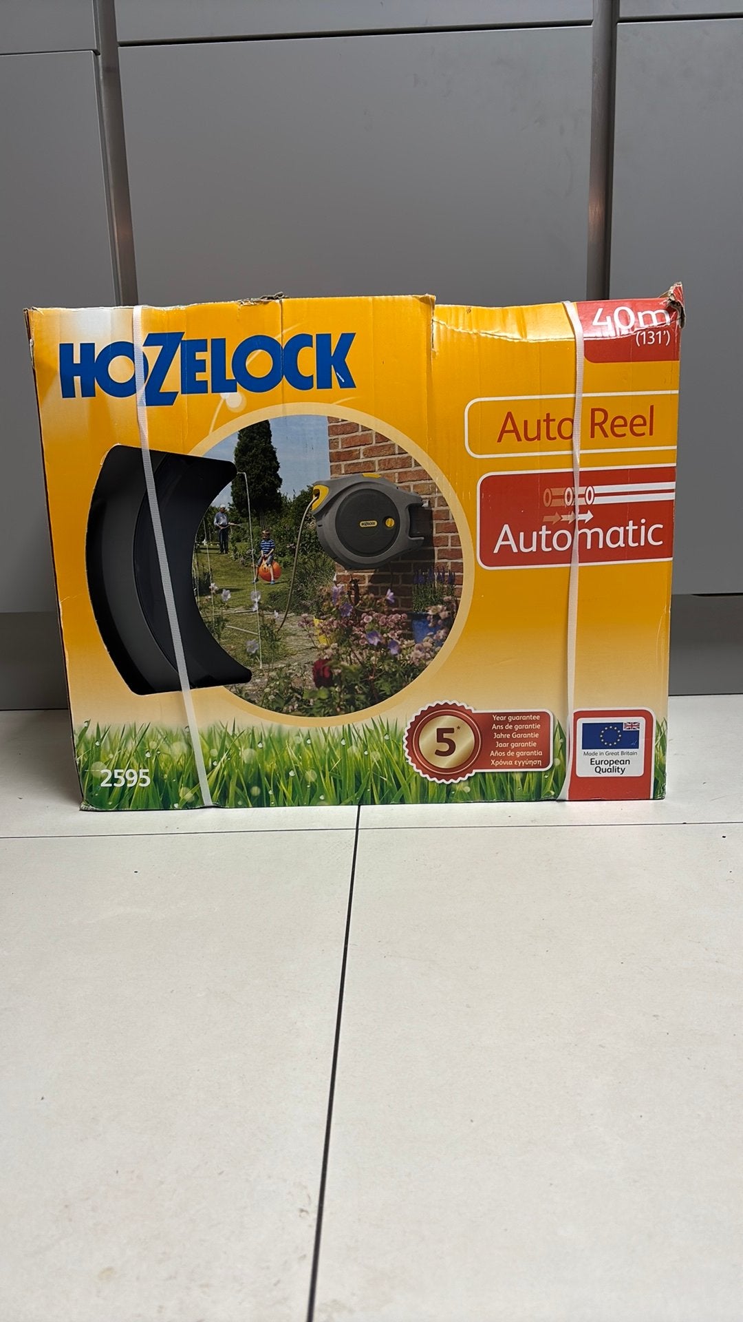 Hozelock Auto Reel 40m - Nieuw in doos, Ophalen, Nieuw, Tuinslanghaspel