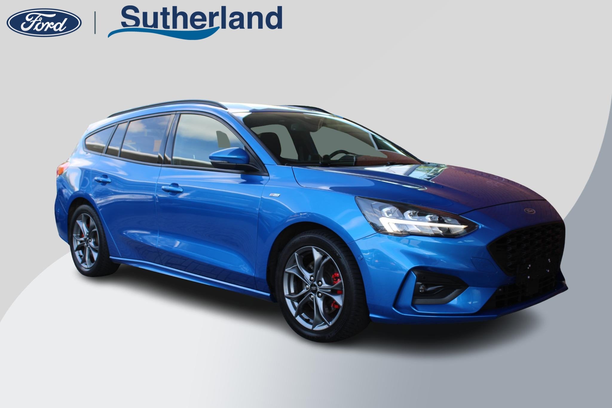 Ford Focus Wagon 2.0 EcoBlue ST Line Business 150pk Automaat, Stof, Euro 6, 150 pk, Blauw