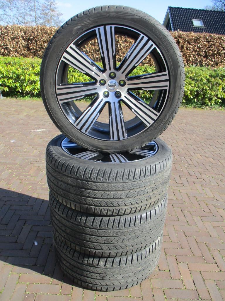 Orig. Volvo XC90 21 inch velgen R-design XC-90 IZGST XC 90, Ophalen, Gebruikt, 275 mm, Banden en Velgen